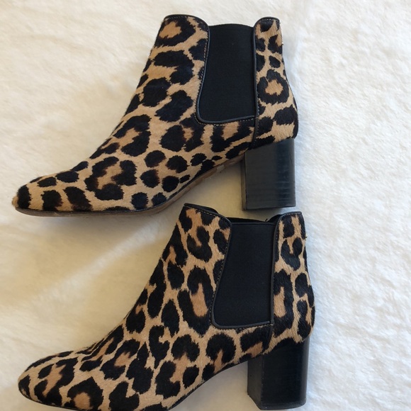 Kate Spade Leopard print Calf Hair Booties size 7. - Picture 3 of 9
